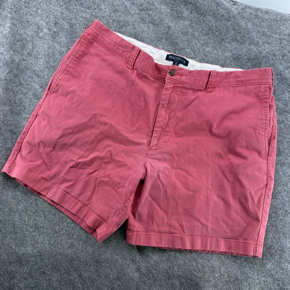 J.Crew Mercantile Shorts Mens 38 Pink Flex Chino Stretch Casual Summer